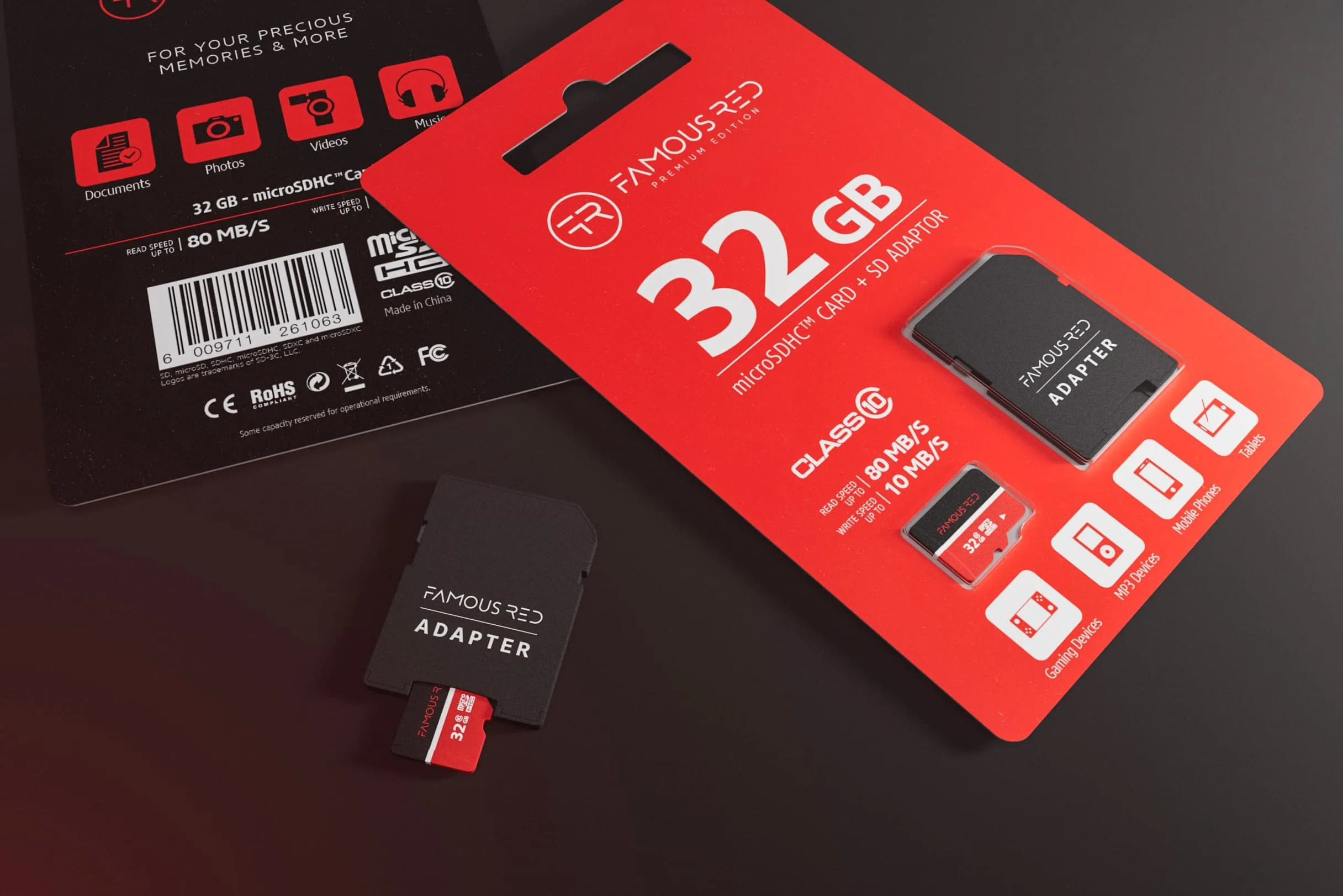 Famous Red packaging