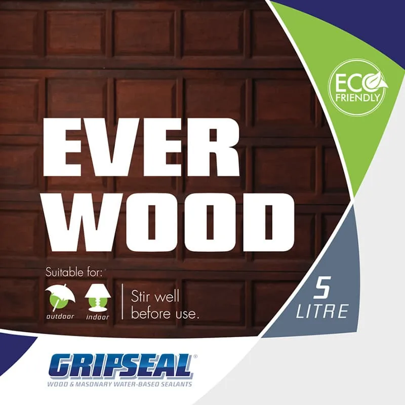 GripSeal Everwood 5L flat label artwork