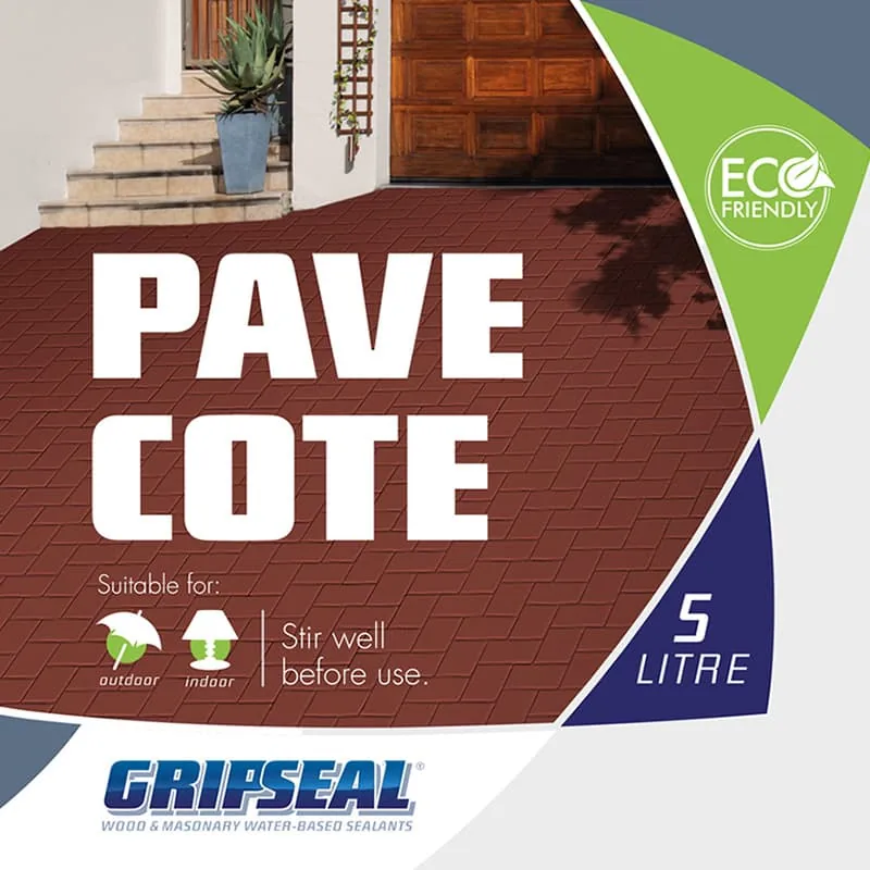 GripSeal Pavecote 5L flat label artwork