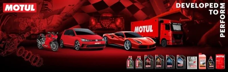 Motul Midas Performance panoramic workshop banner