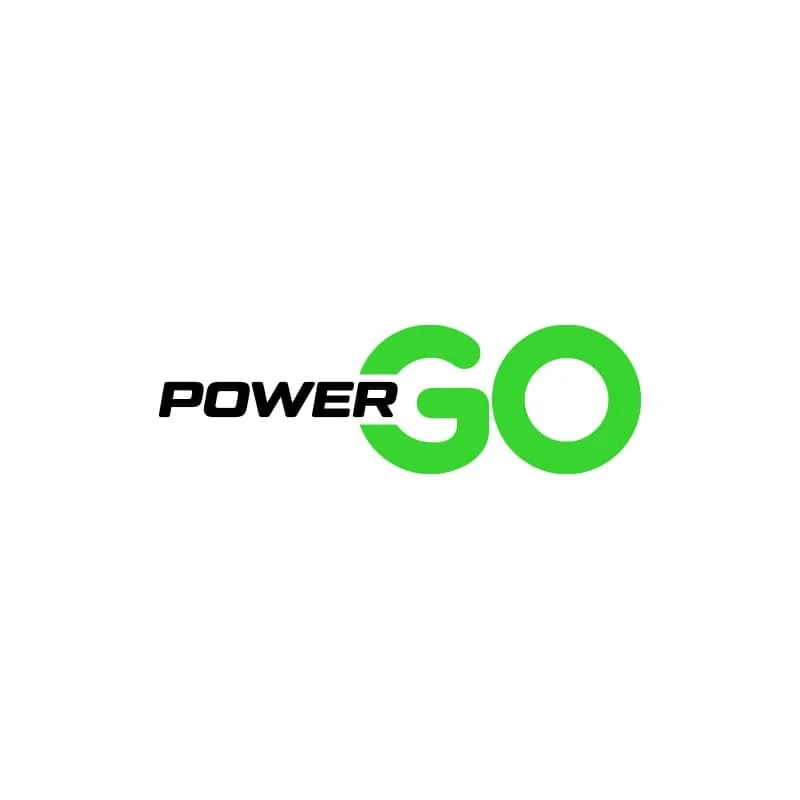 PowerGo logo in black on light background