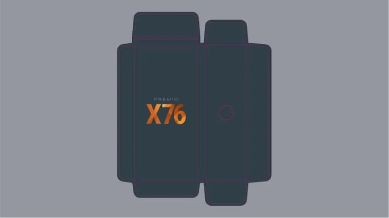 Premio smartphone packaging phone insert card