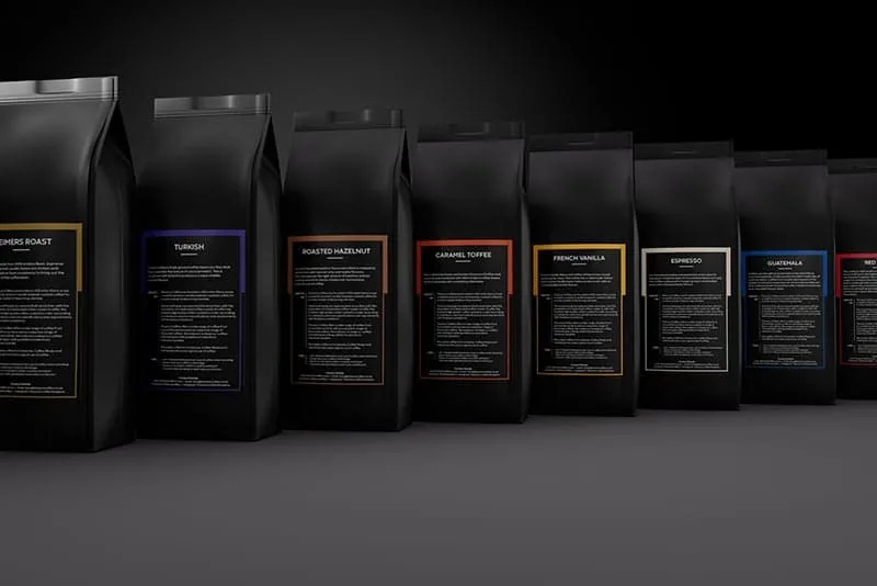 Titanium Coffee shelf presentation render